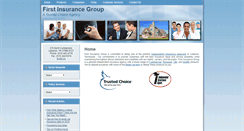 Desktop Screenshot of firstinsgroup.com