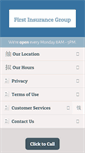 Mobile Screenshot of firstinsgroup.com